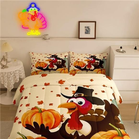 BRAND NEW Pumpkin Turkey Neon Sign - Picture 5 of 7